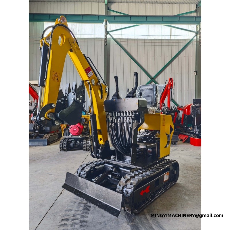 compact excavator working image