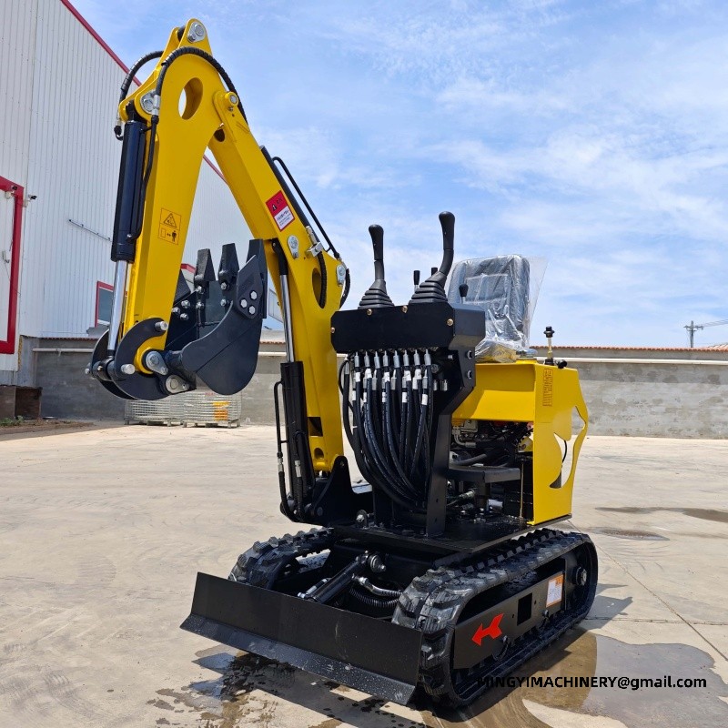 compact excavator working image