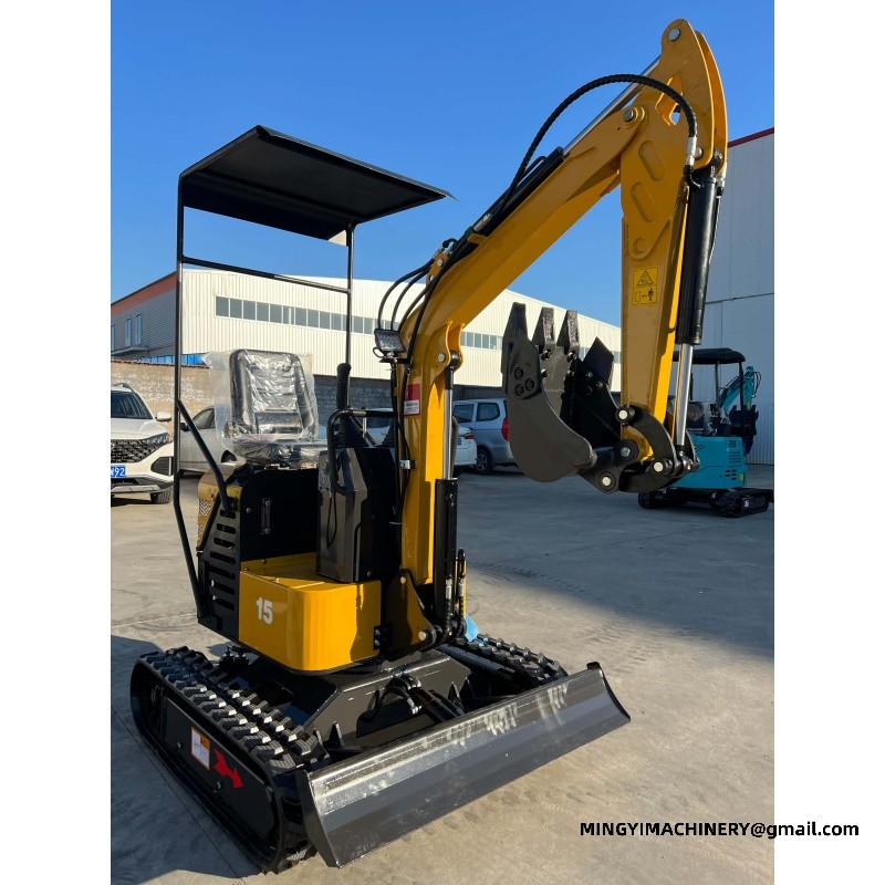 mini excavator with thumb