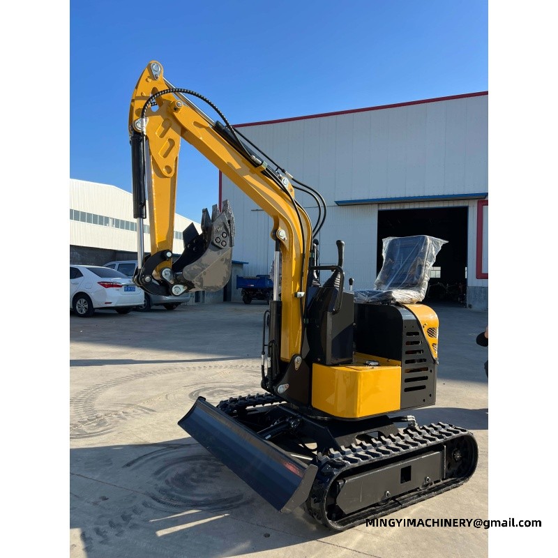 mini excavator with thumb