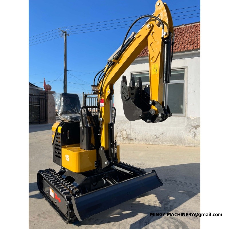 mini excavator with thumb