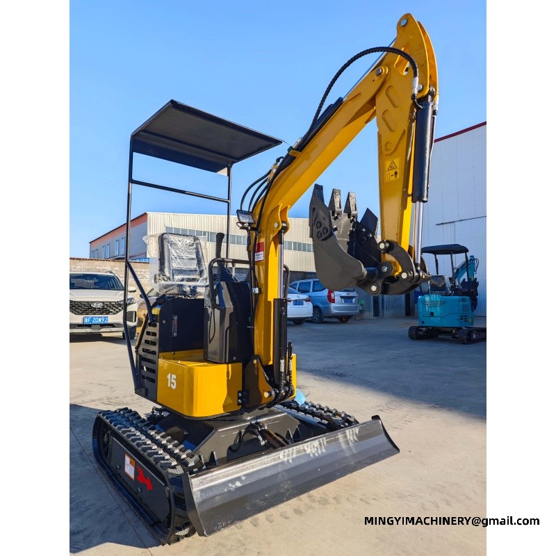 mini excavator for snow removal
