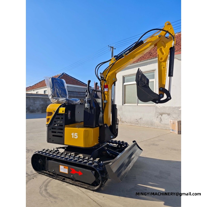 mini excavator for vineyard