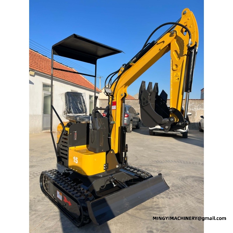 mini excavator for vineyard