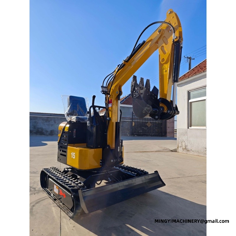 mini excavator for vineyard
