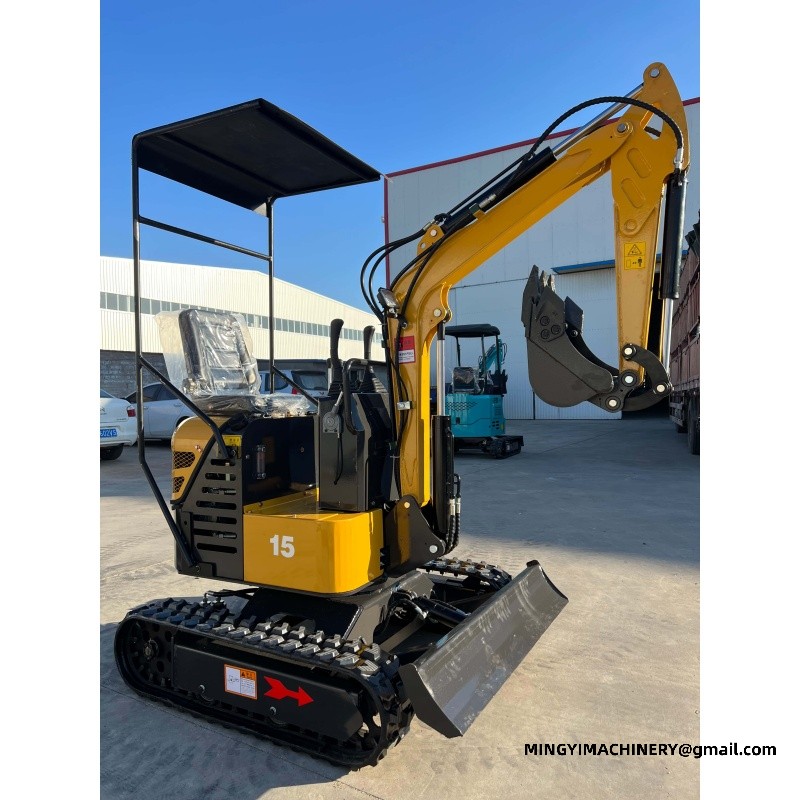 mini excavator for vineyard