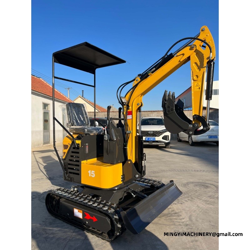 mini excavator for vineyard