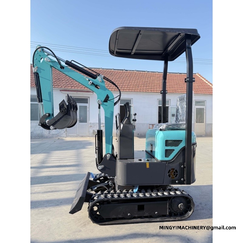 offset boom mini excavator