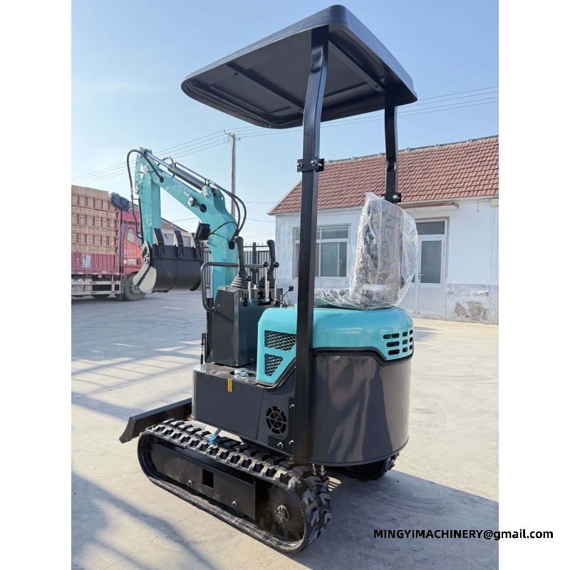offset boom mini excavator