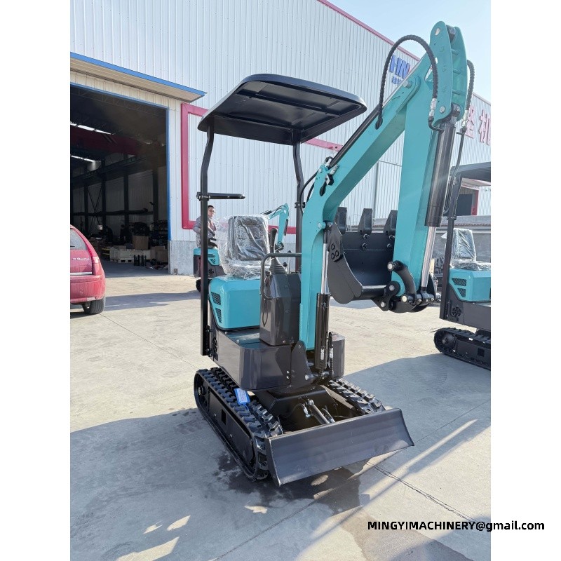 offset boom mini excavator