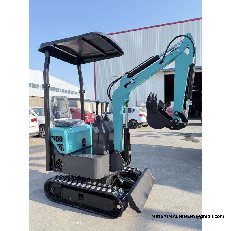 offset boom mini excavator