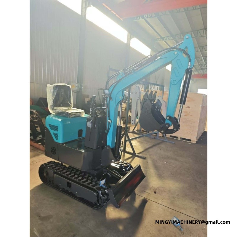 swing boom mini excavator