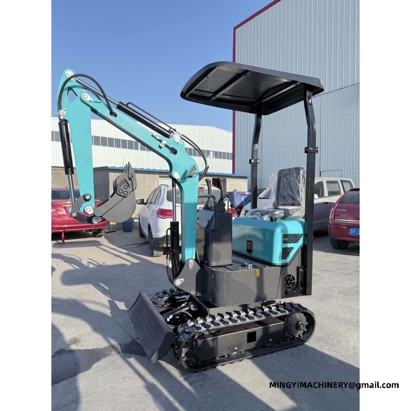 swing boom mini excavator
