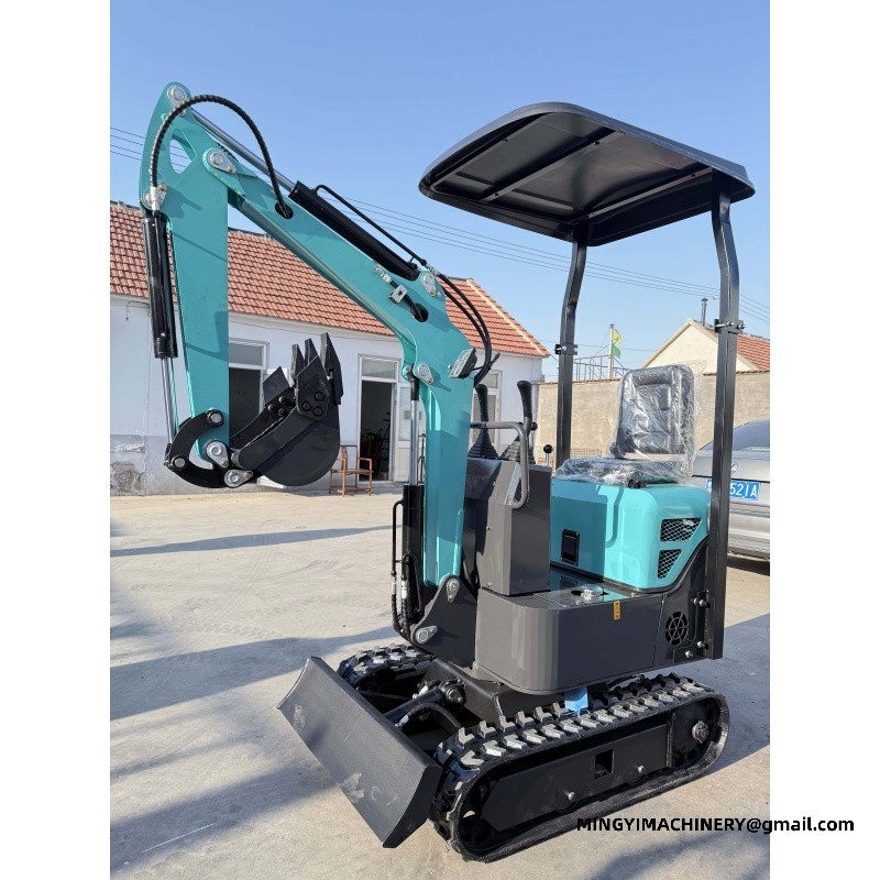 swing boom mini excavator