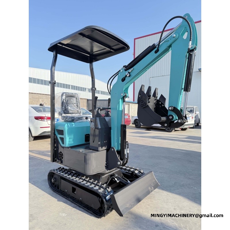 swing boom mini excavator