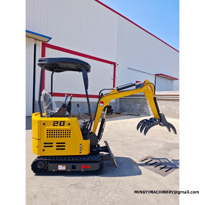 zero tail swing excavator