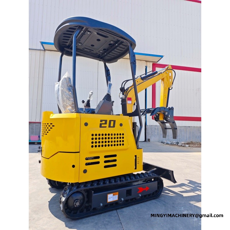 zero tail swing excavator