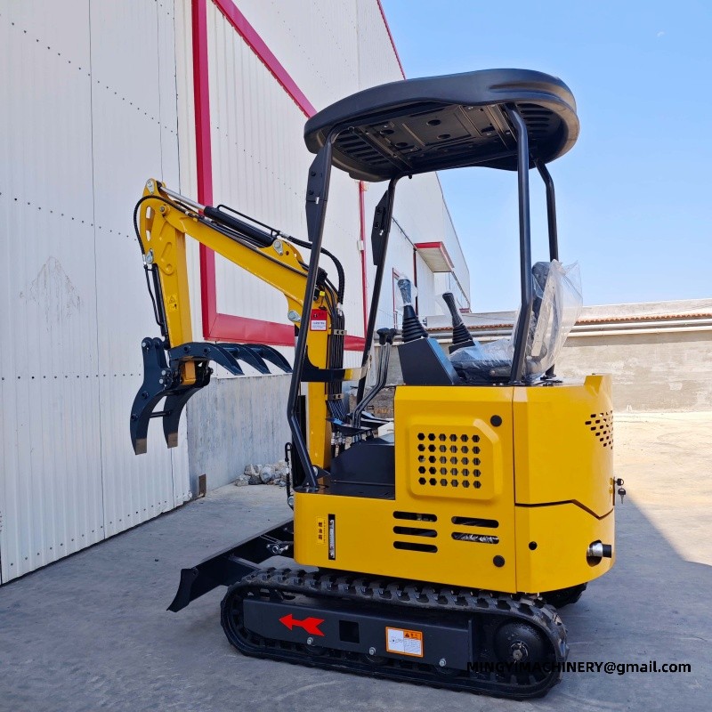 zero tail swing excavator