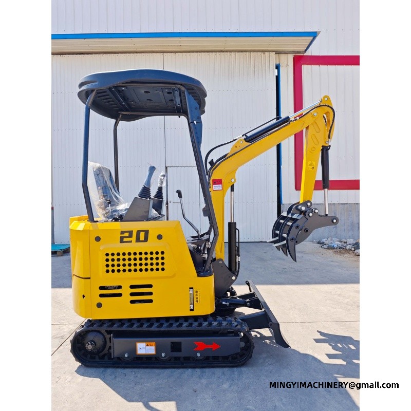 zero tail swing excavator