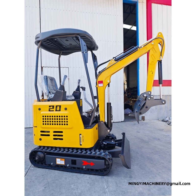 zero tail swing excavator