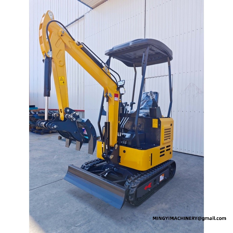 zero tail swing excavator