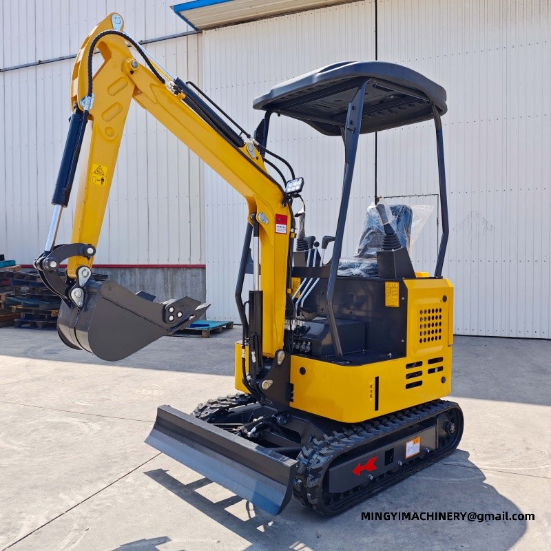 zero tail swing excavator