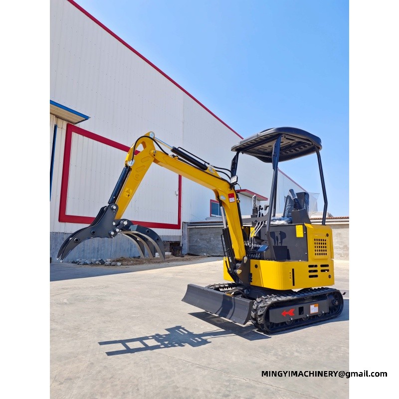 steel track mini excavator