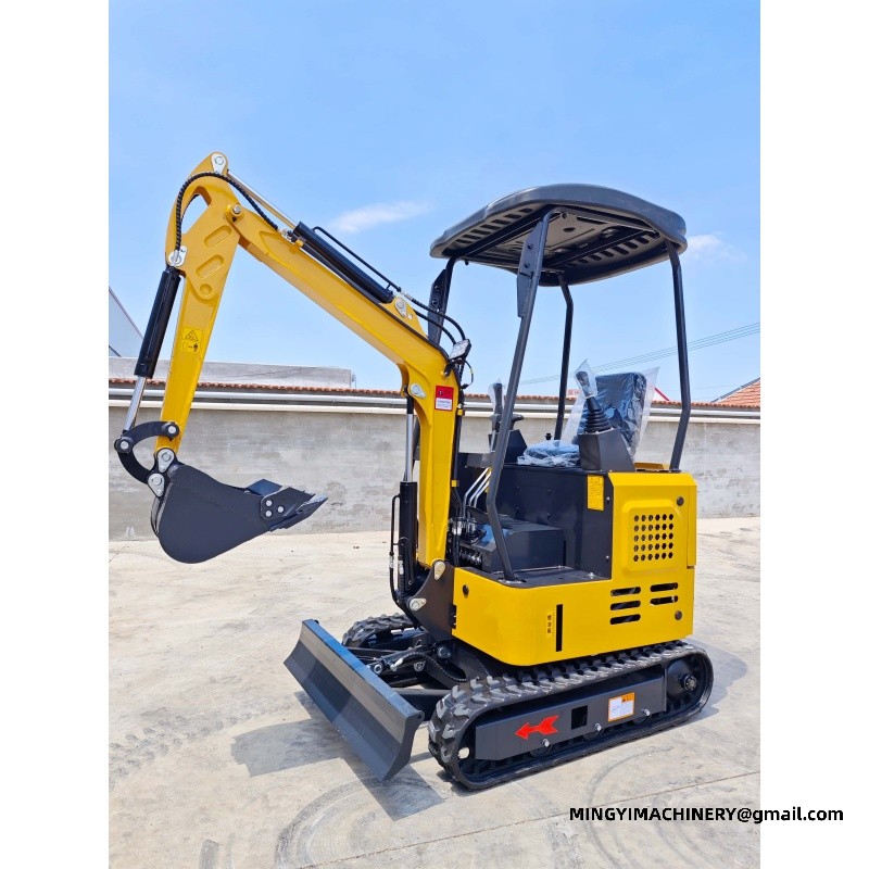 steel track mini excavator