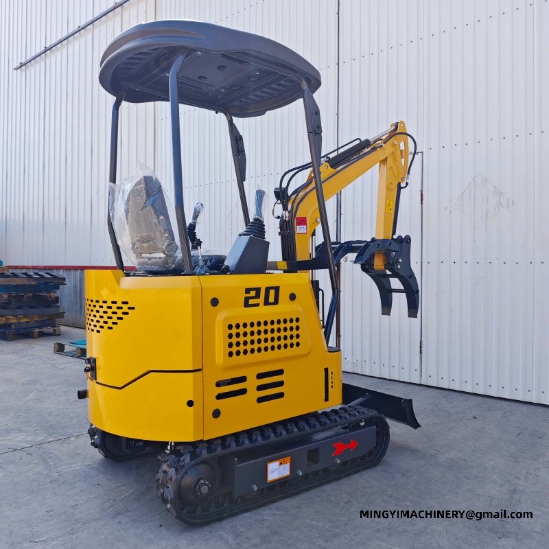 narrow mini excavator
