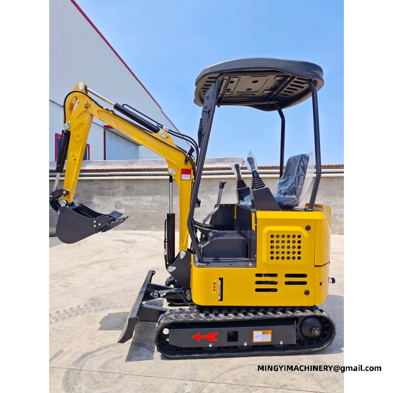 narrow mini excavator