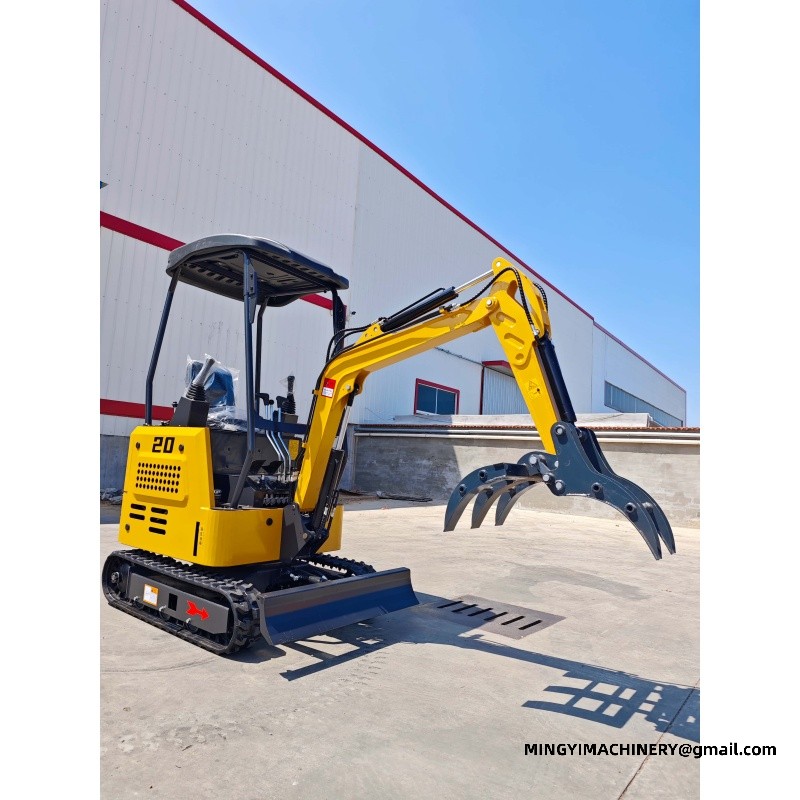 narrow mini excavator