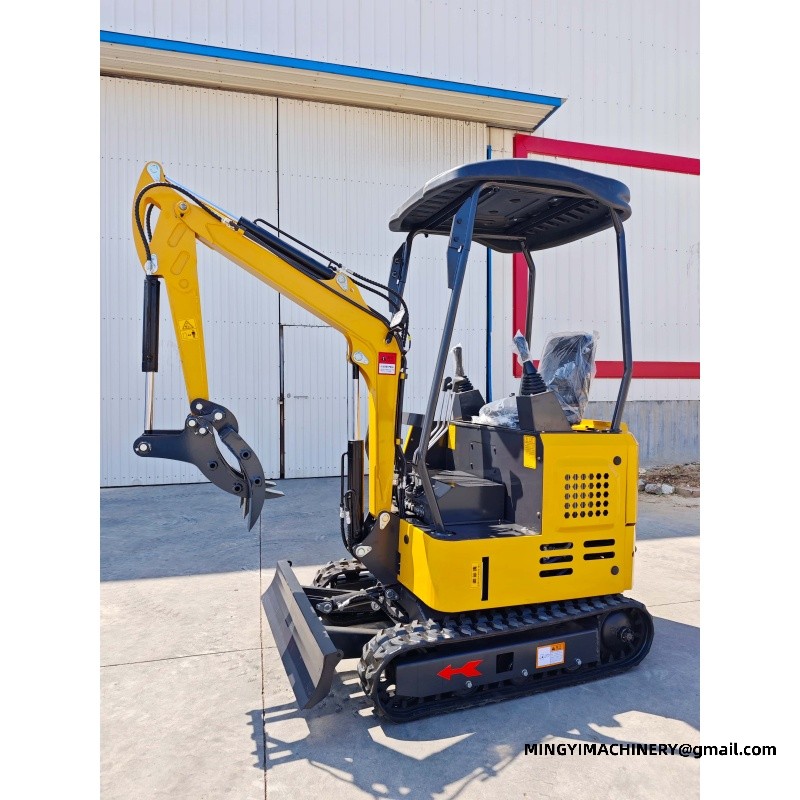 narrow mini excavator