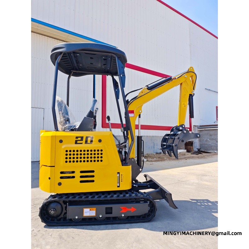 narrow mini excavator