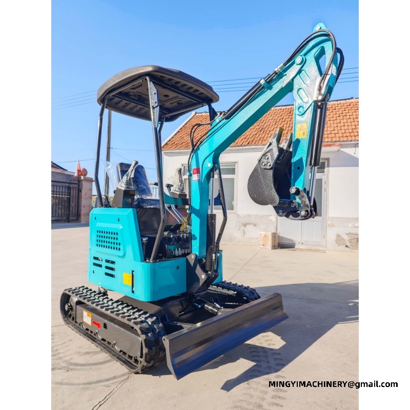 mini excavator with canopy