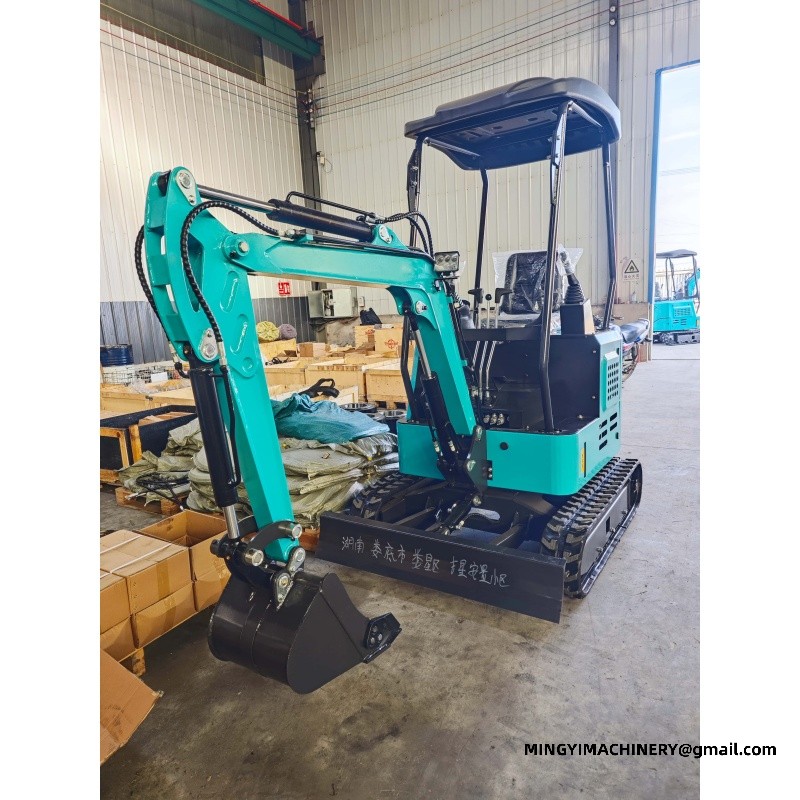 mini excavator with canopy