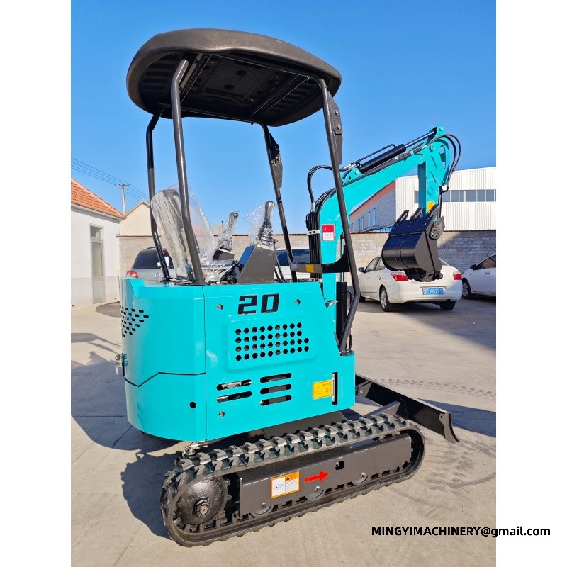mini excavator with canopy