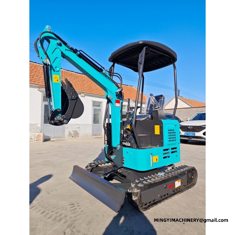 mini excavator with canopy