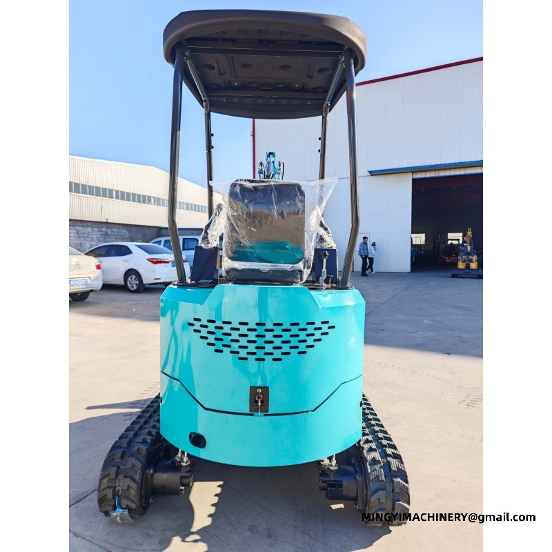 mini excavator with canopy