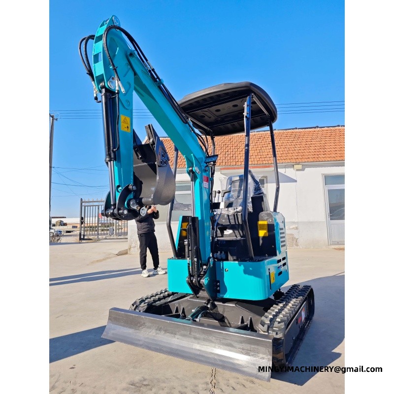 mini excavator with canopy