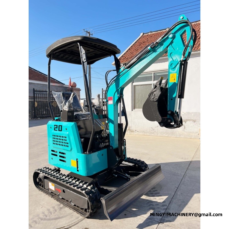 mini excavator with canopy