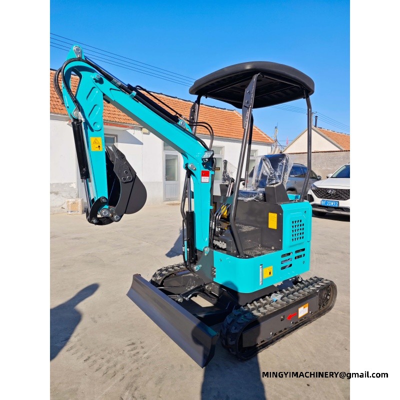 mini excavator with cabin