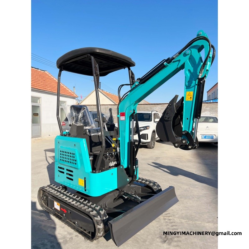 mini excavator with cabin