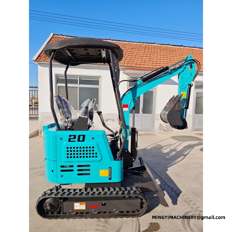 mini excavator with cabin