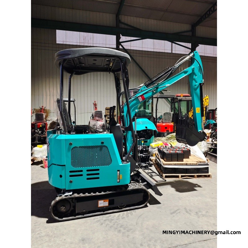 swing boom mini excavator