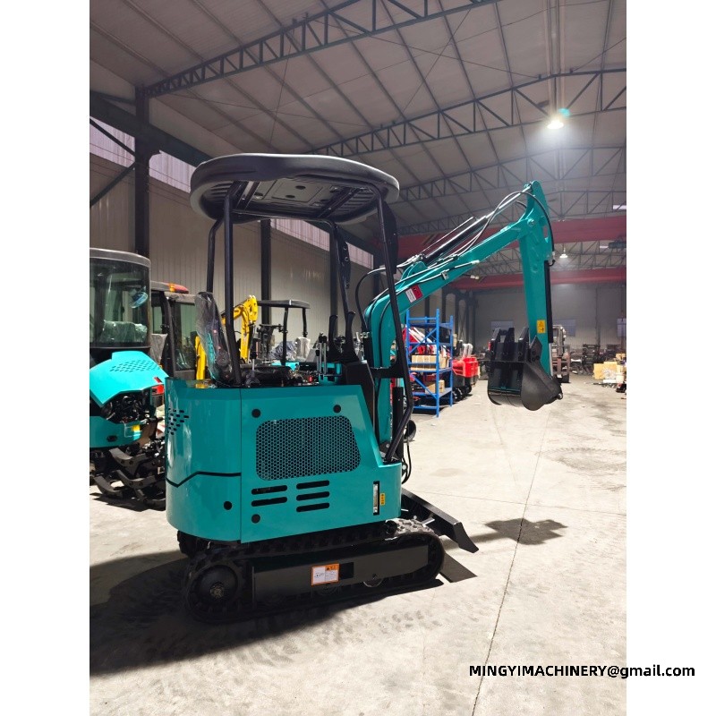swing boom mini excavator