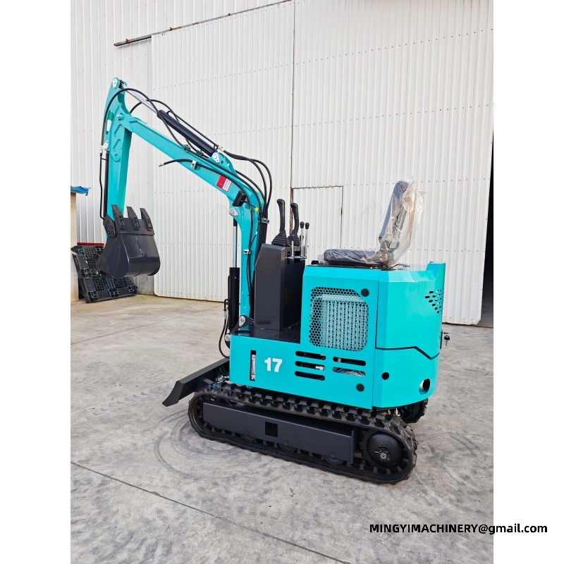 swing boom mini excavator