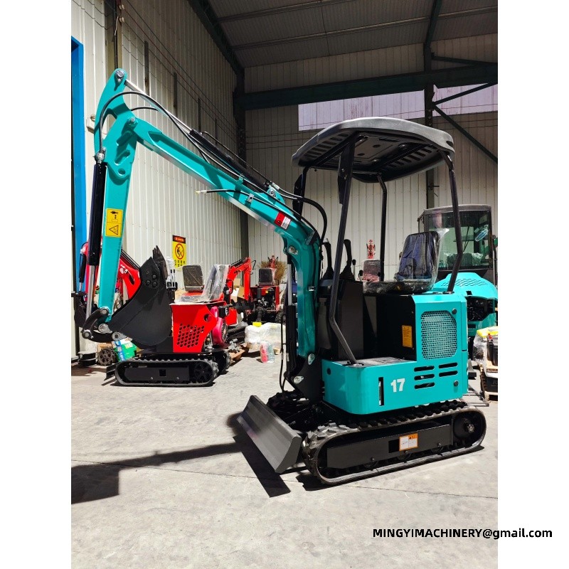 swing boom mini excavator
