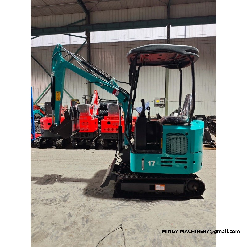 swing boom mini excavator