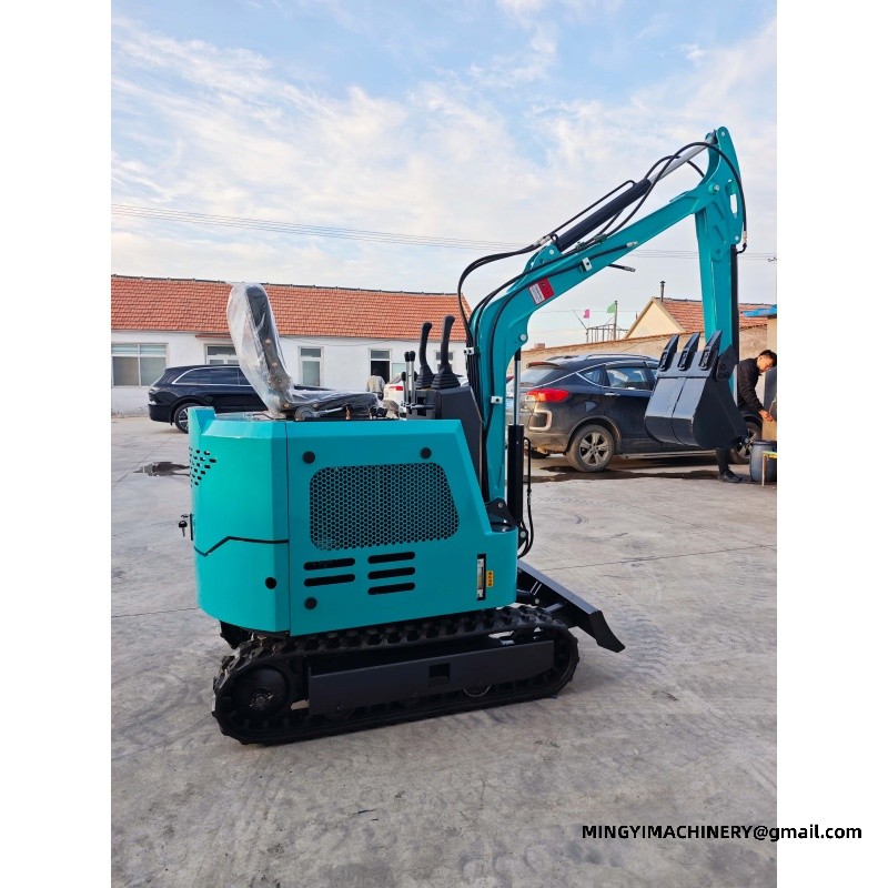 swing boom mini excavator
