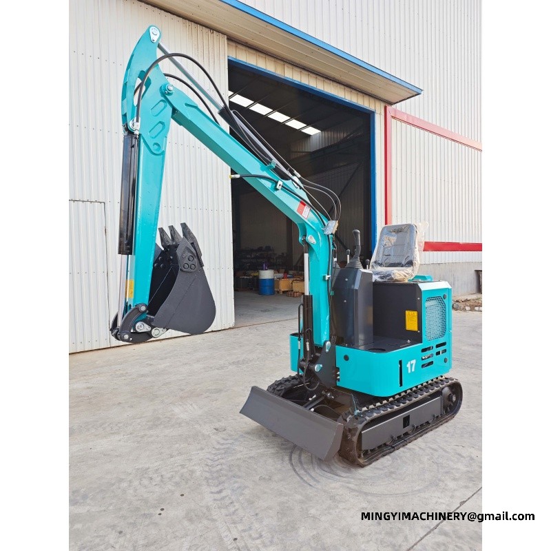 mini excavator with auger